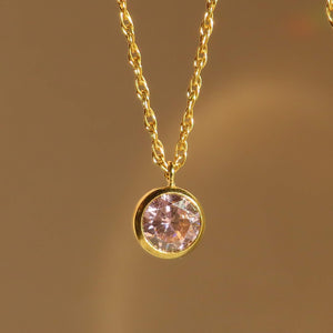 Comet Rosé Necklace-Jewelry-QuazarJewelry